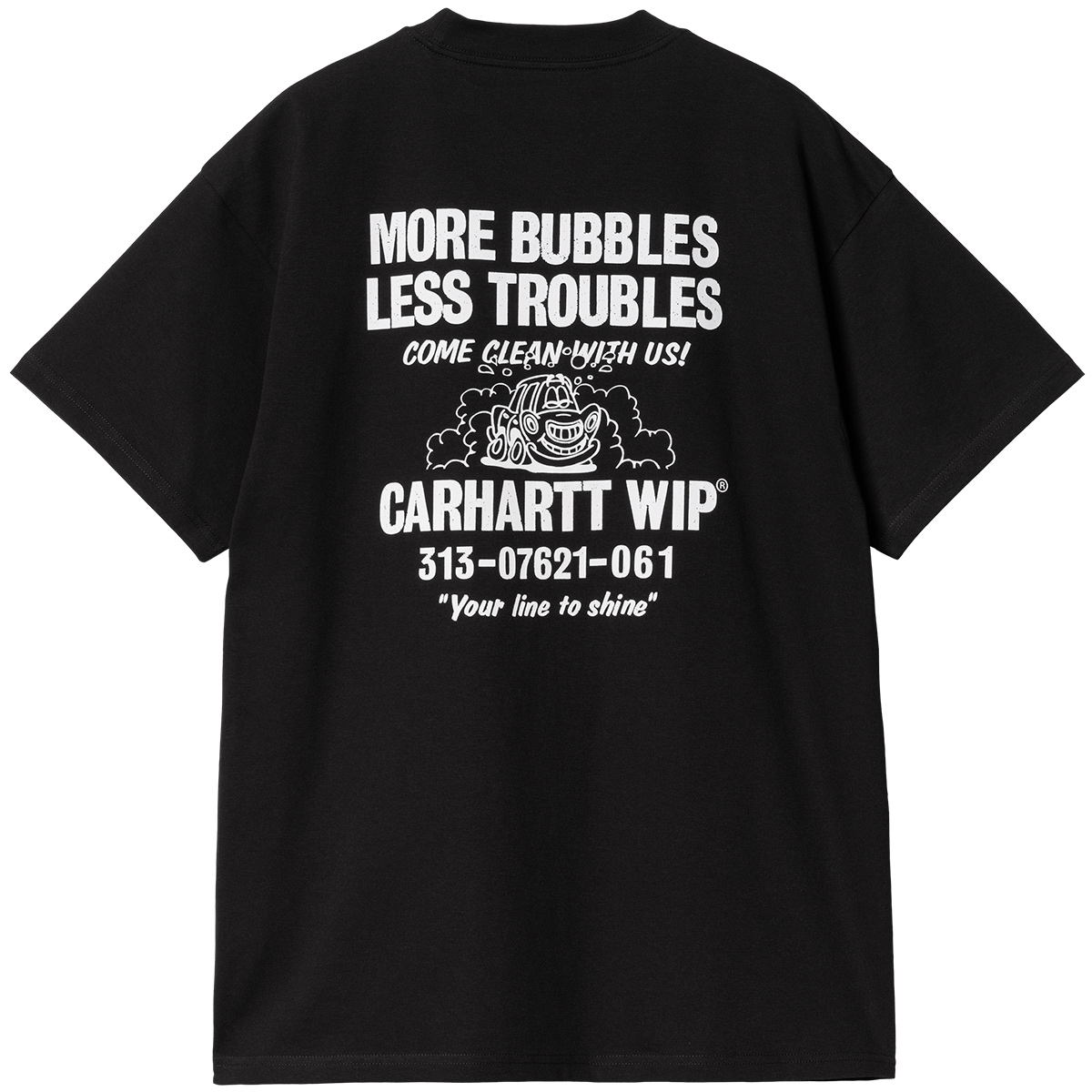 Carhartt WIP Less Troubles T-Shirt Black / White