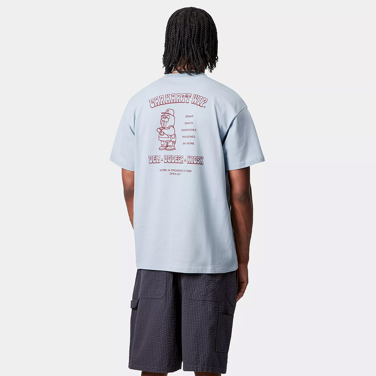 Carhartt WIP Sandwich T-Shirt Blue Fog Carhartt WIP Sandwich T-Shirt Blue Fog