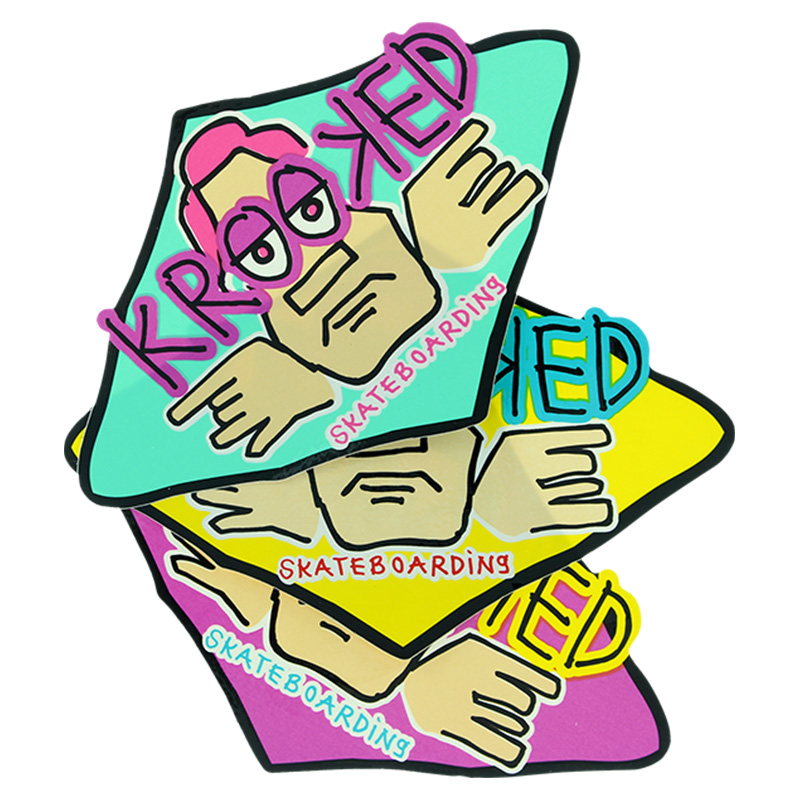Krooked Arketype Sticker Assorted Colors