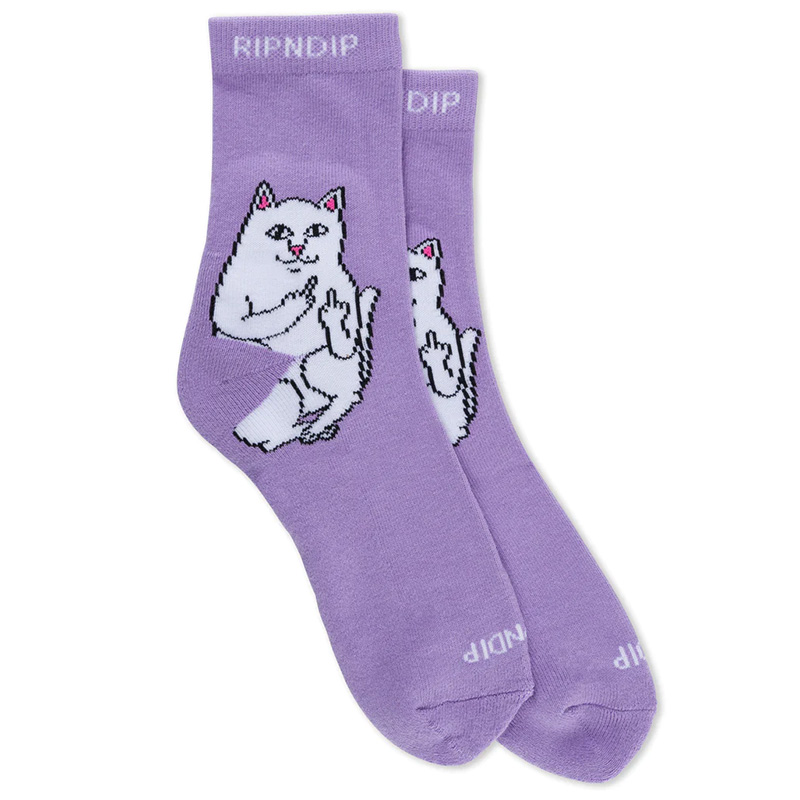 RIPNDIP Lord Nermal Mid Sock Dusty Lavender