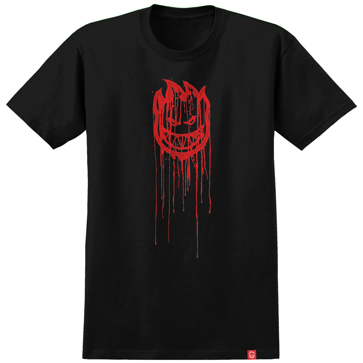 Spitfire Bighead Dripper T-Shirt Black