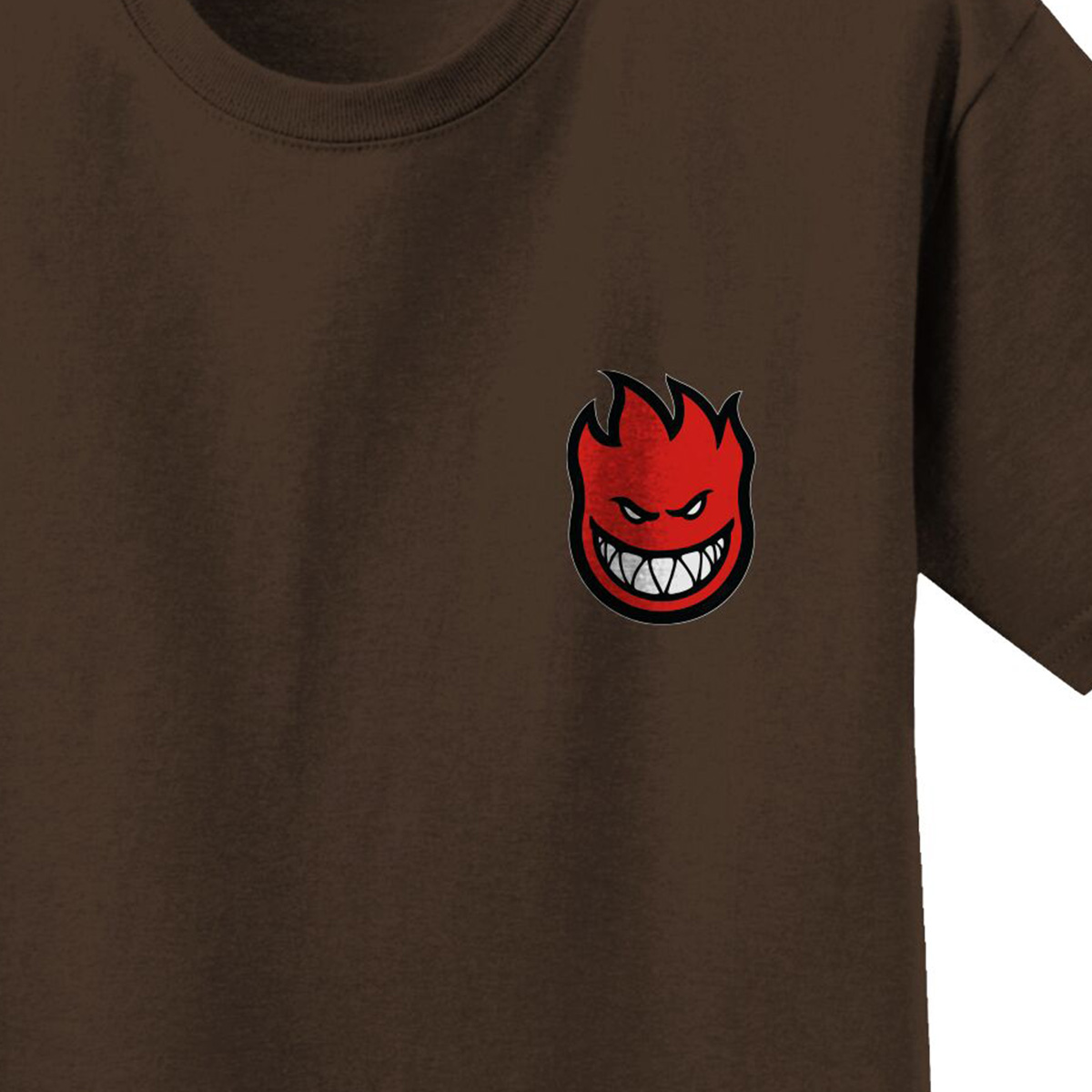 Spitfire Lil Bighead Fill T-Shirt Dark Chocolate/Red/ White Spitfire Lil Bighead Fill T-Shirt Dark Chocolate/Red/ White