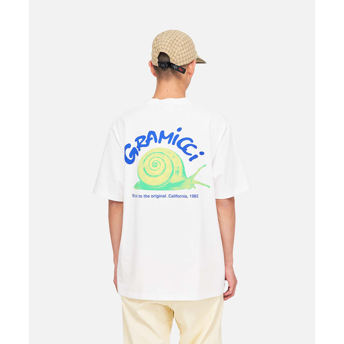 Gramicci Snail T-Shirt White Gramicci Snail T-Shirt White