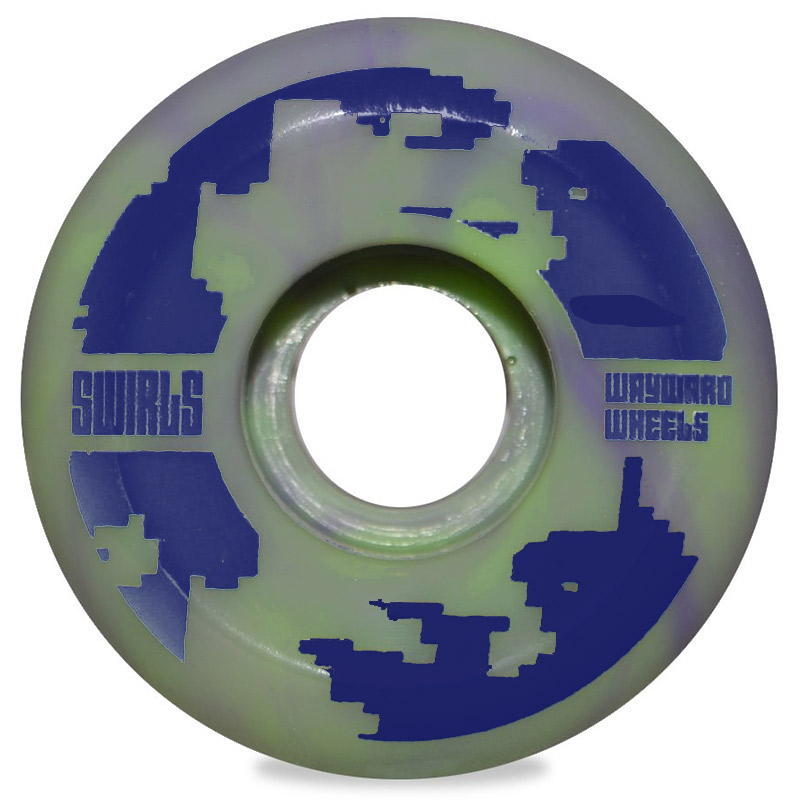 Wayward Swirl Formula Funnel Cut Green/Purple Wheels 83B 52mm