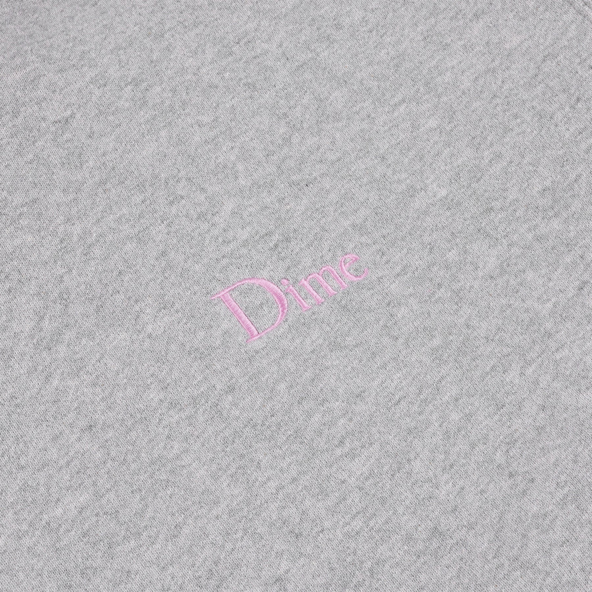 Dime Classic Small Logo Crewneck Sweater Heather gray Dime Classic Small Logo Crewneck Sweater Heather gray