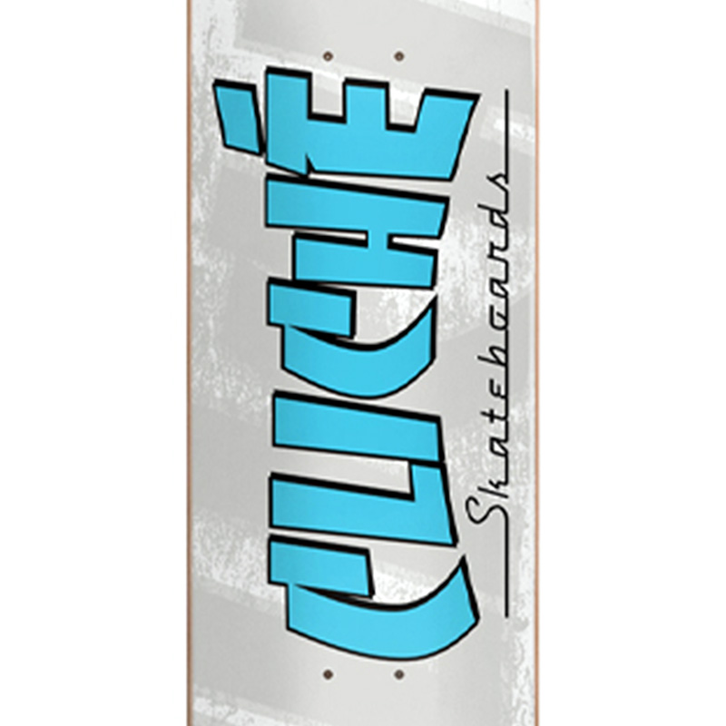 Cliché Banco RHM Skateboard Deck Blue/White 8.0 Cliché Banco RHM Skateboard Deck Blue/White 8.0