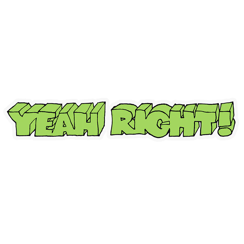Girl Yeah Right Sticker Girl Yeah Right Sticker