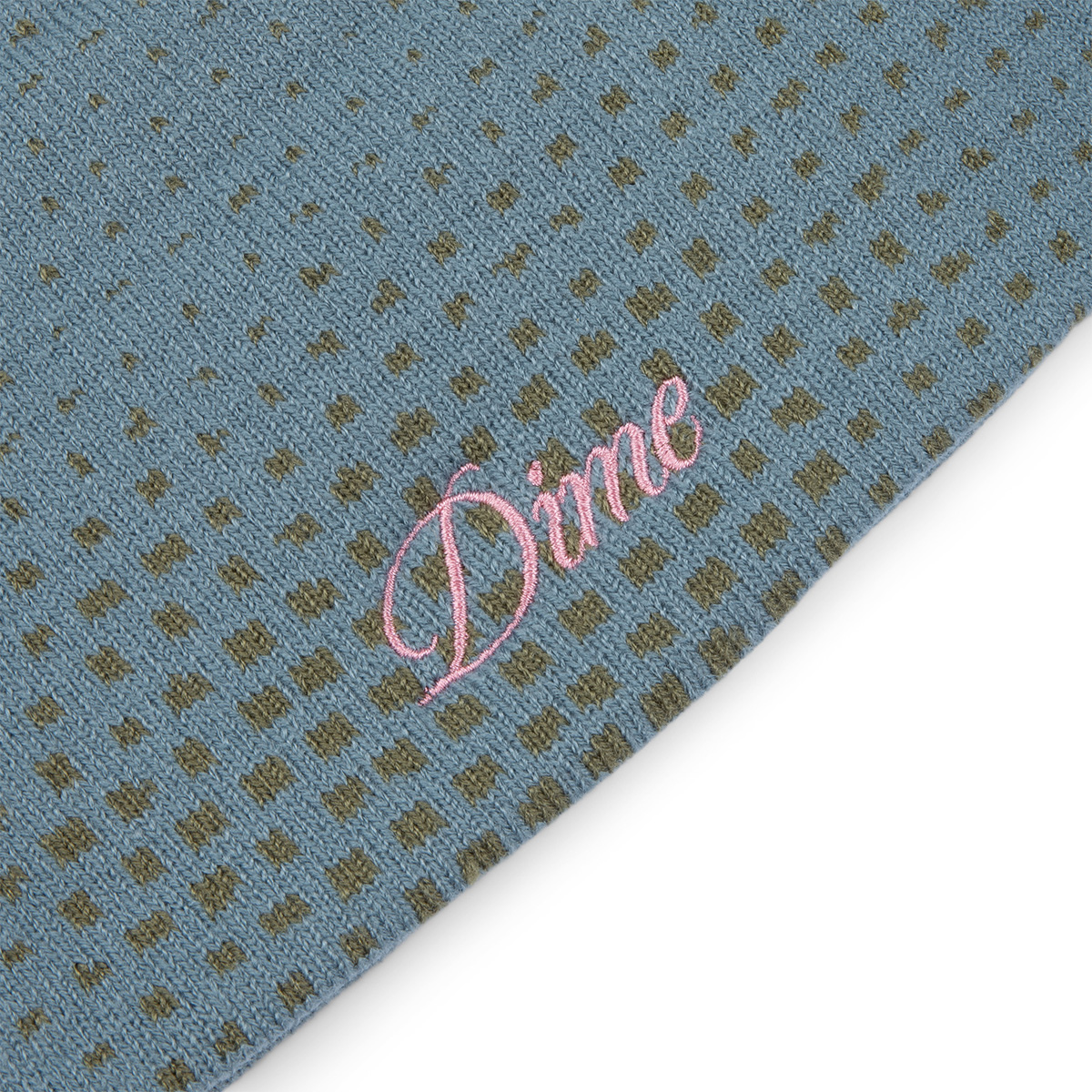 Dime Pixel Skully Beanie Stone Blue Dime Pixel Skully Beanie Stone Blue