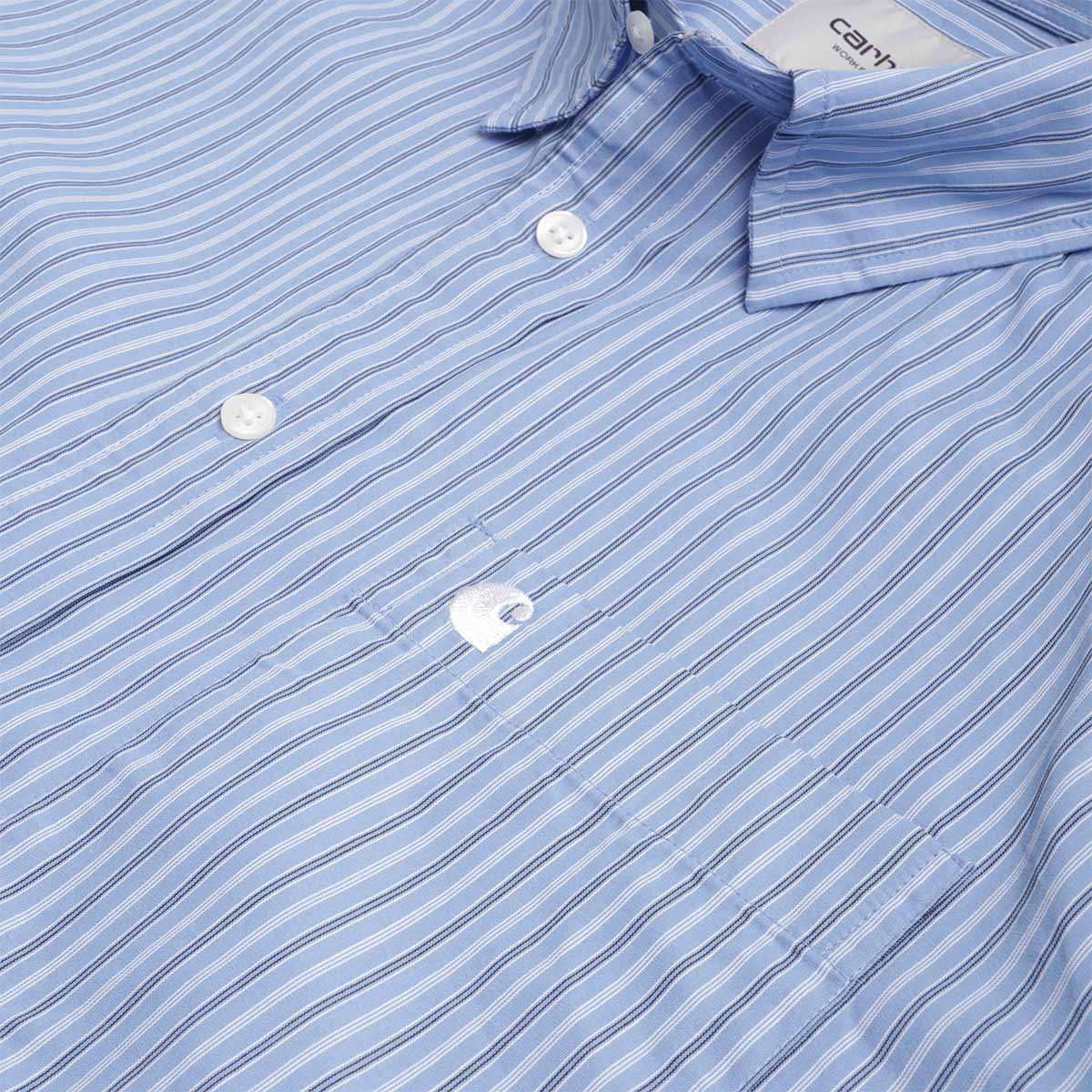 Carhartt WIP Keene Shirt Keene Stripe Curacao