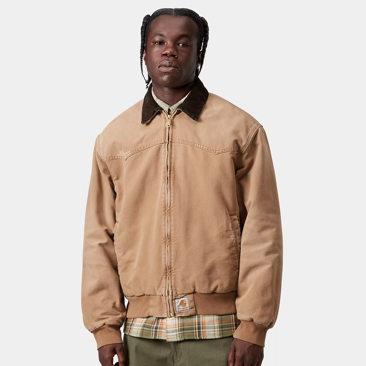 Carhartt WIP OG Santa Fe Jacket Hamilton Brown/Tobacco Grind Wash