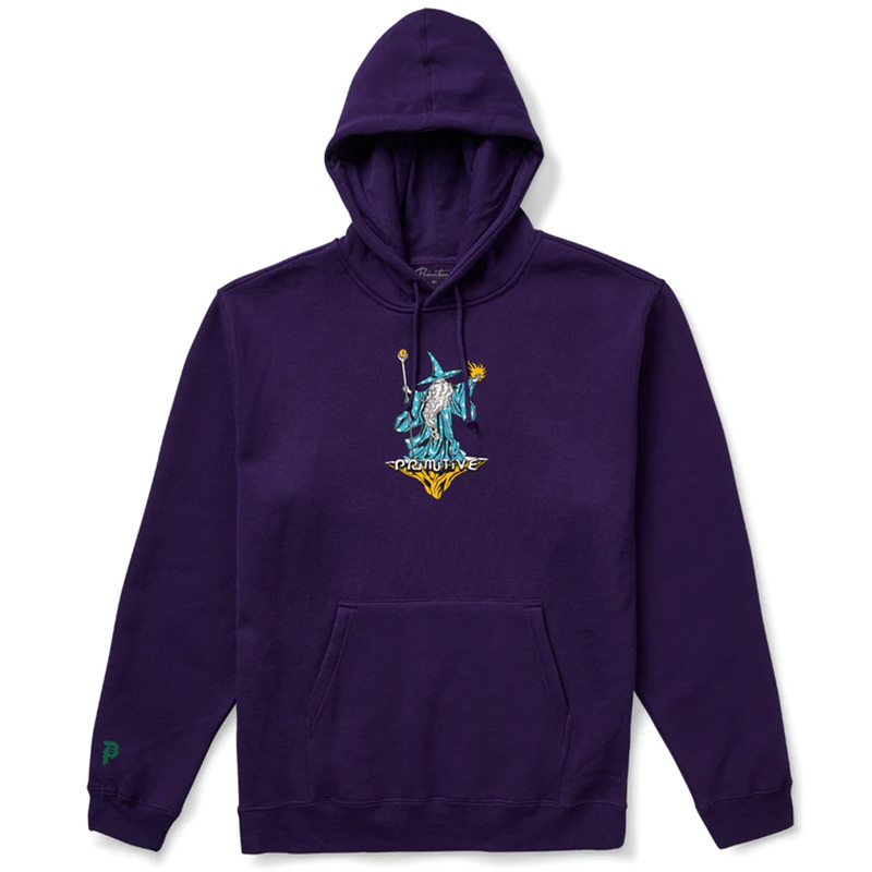Primitive Wizard Heavyweight Hoodie Purple