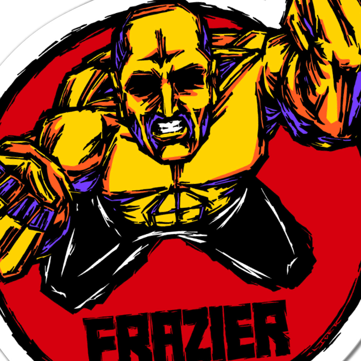 Powell Peralta Mike Frazier Yellow Man Sticker Powell Peralta Mike Frazier Yellow Man Sticker