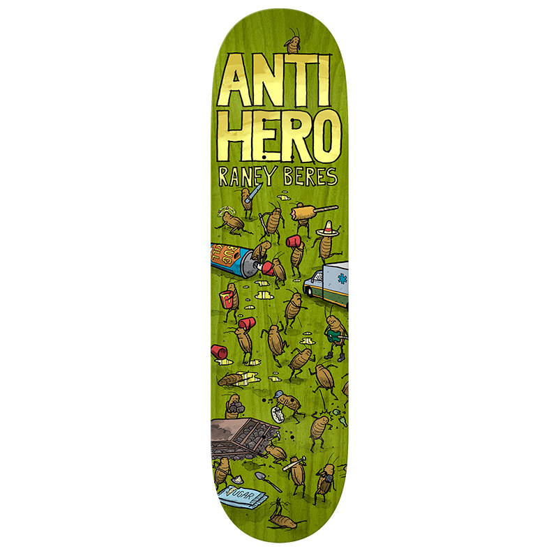 Anti Hero Raney Roached Out Skateboard Deck 8.25