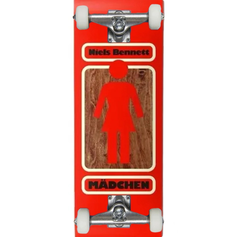 Girl Bennett 93 Til Complete Skateboard Red 8.25 Girl Bennett 93 Til Complete Skateboard Red 8.25