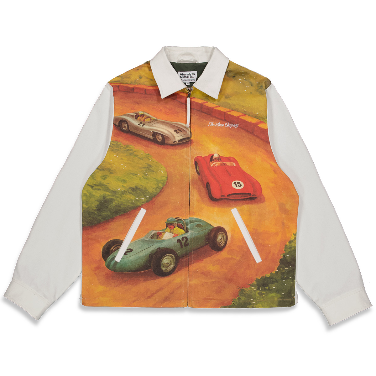 The Loose Company Racecar Workwear Jacket Off-White The Loose Company Racecar Workwear Jacket Off-White