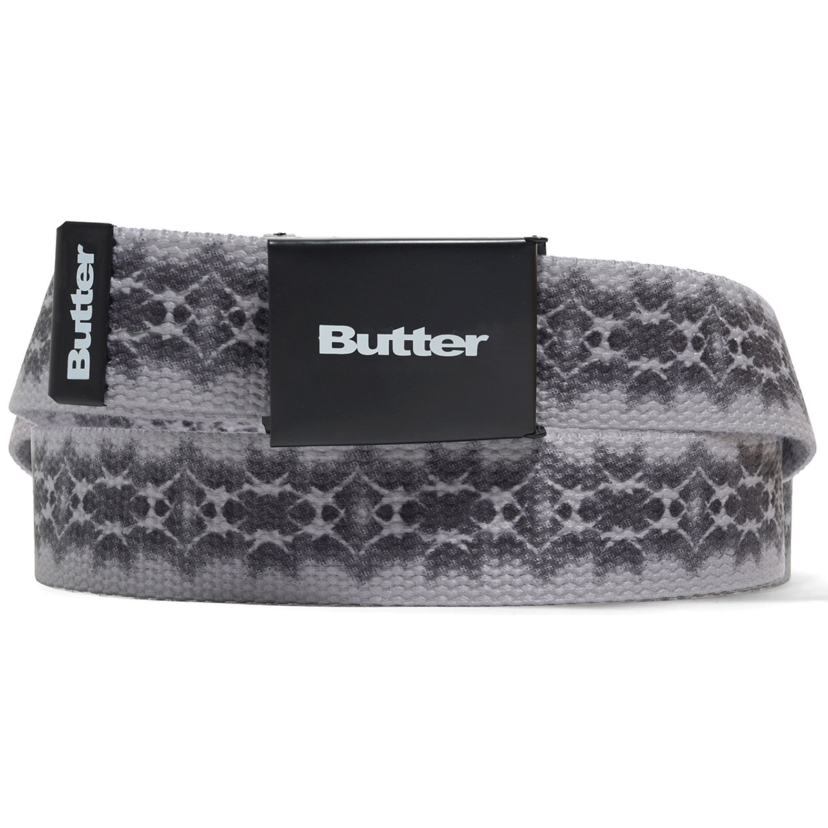 Butter Goods Logo Woven Belt Grey