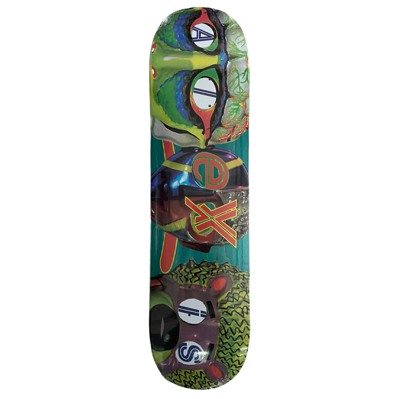 Alltimers Alexis Mask Skateboard Deck Multi 8.0