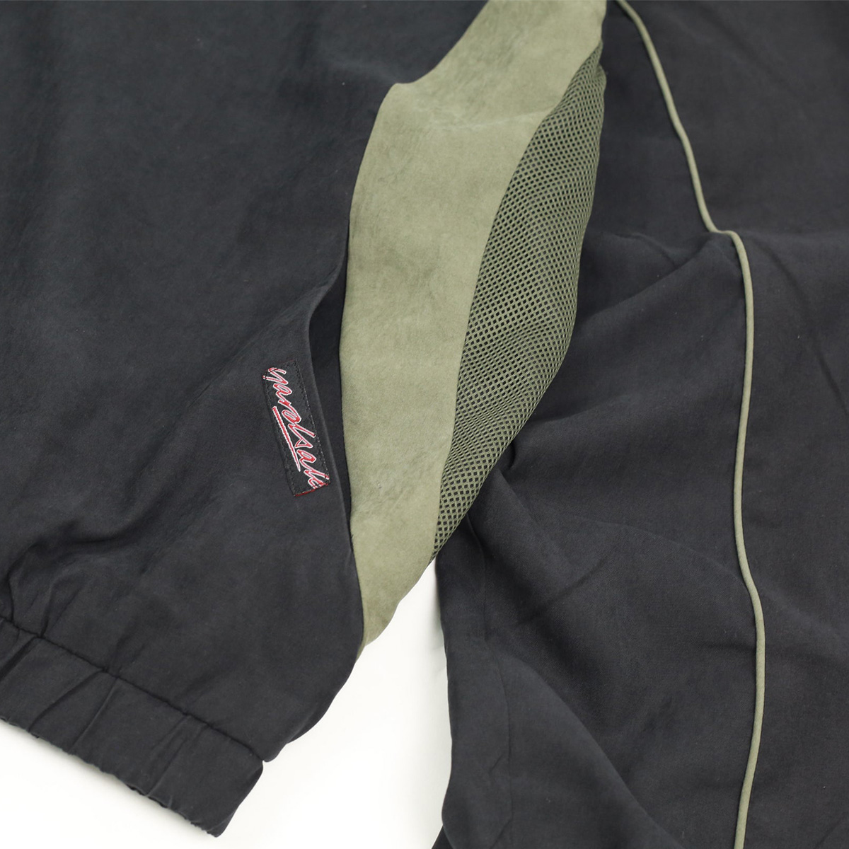 Yardsale Script Mesh Tracksuit Jacket Green/Grey