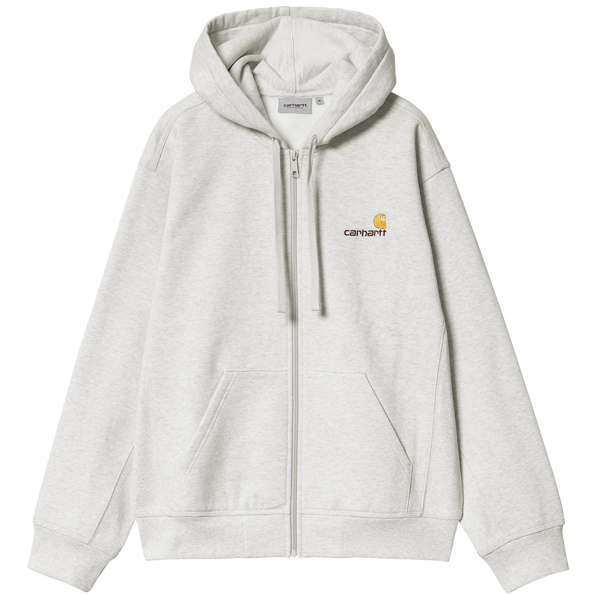 Carhartt WIP Hooded American Script Jacket Ash Heather
