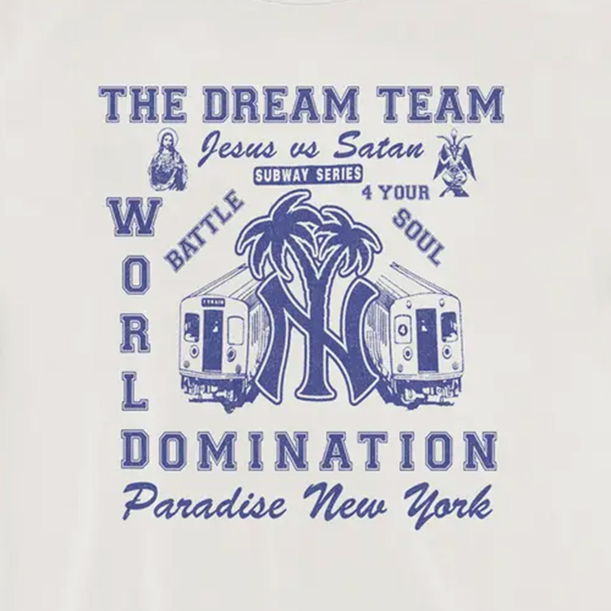 Paradise NYC Dream Team T-shirt White Paradise NYC Dream Team T-shirt White