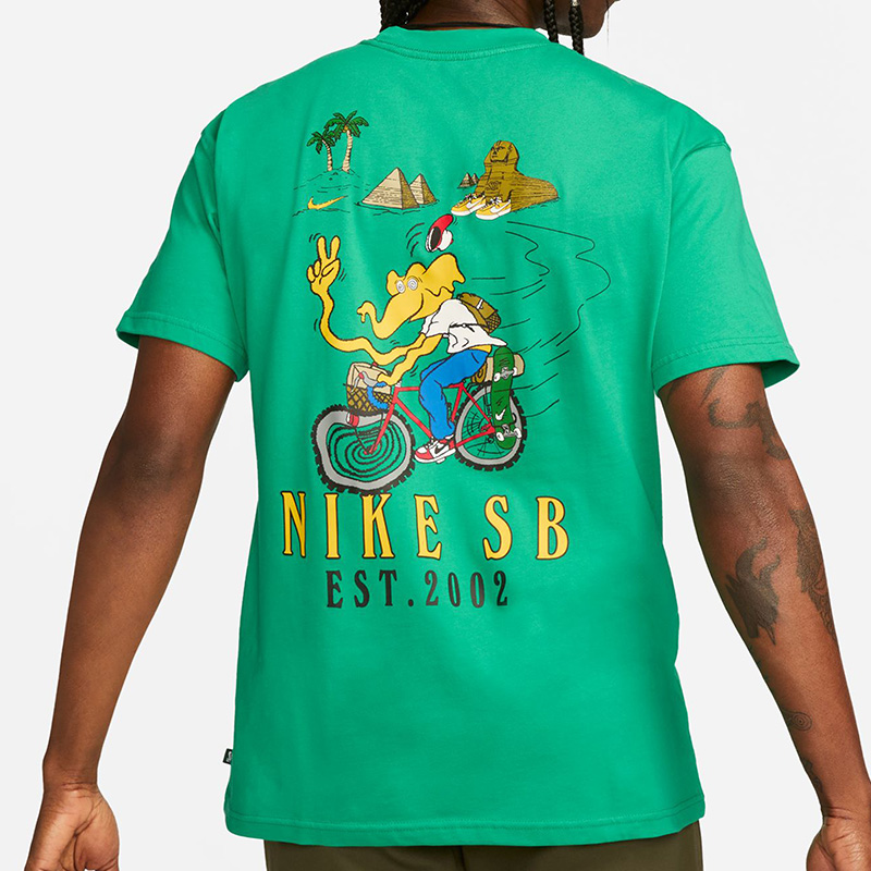 Nike SB Bike Day T-Shirt Stadium Green Nike SB Bike Day T-Shirt Stadium Green