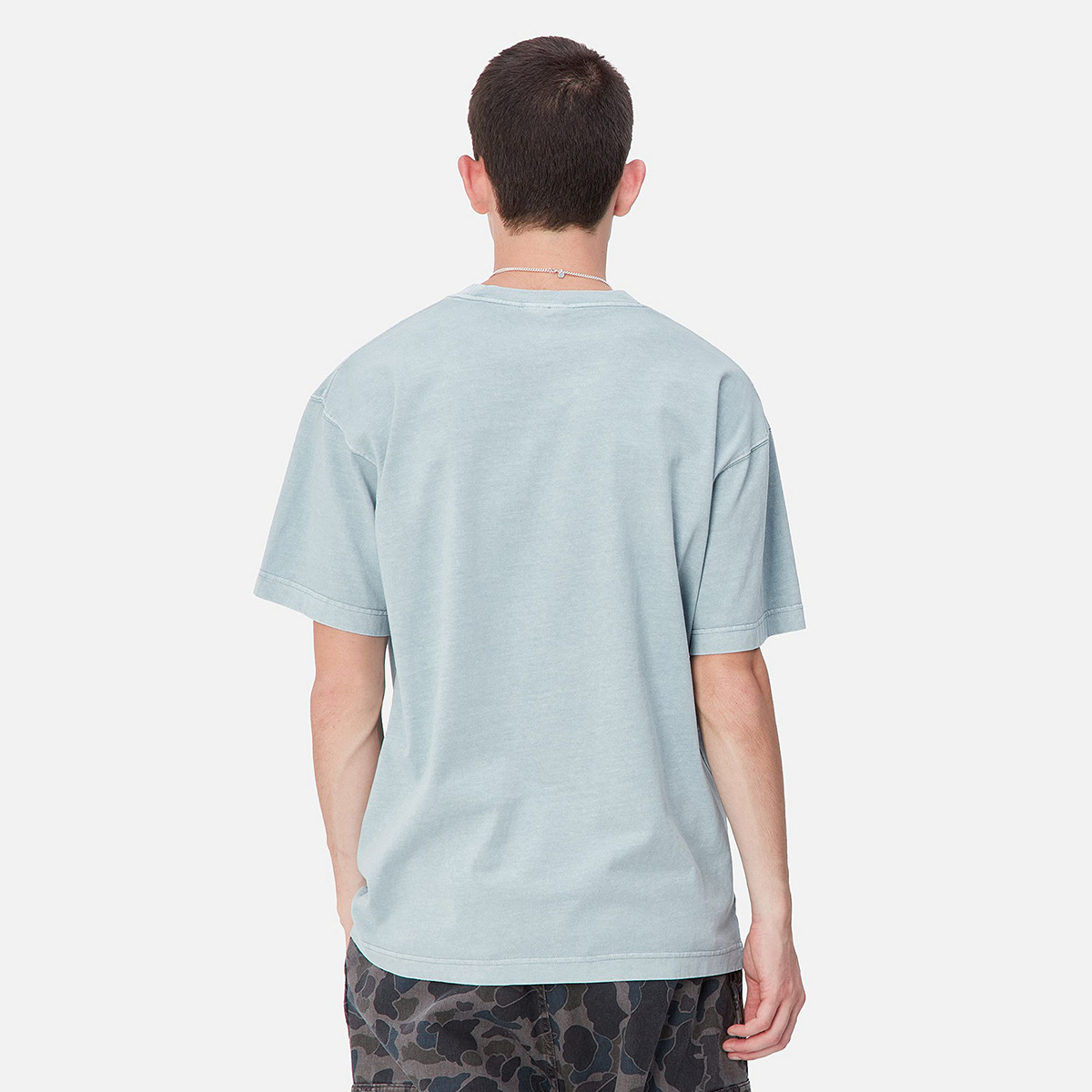 Carhartt WIP Vista T-Shirt Dusty Ice Garment Dyed Carhartt WIP Vista T-Shirt Dusty Ice Garment Dyed