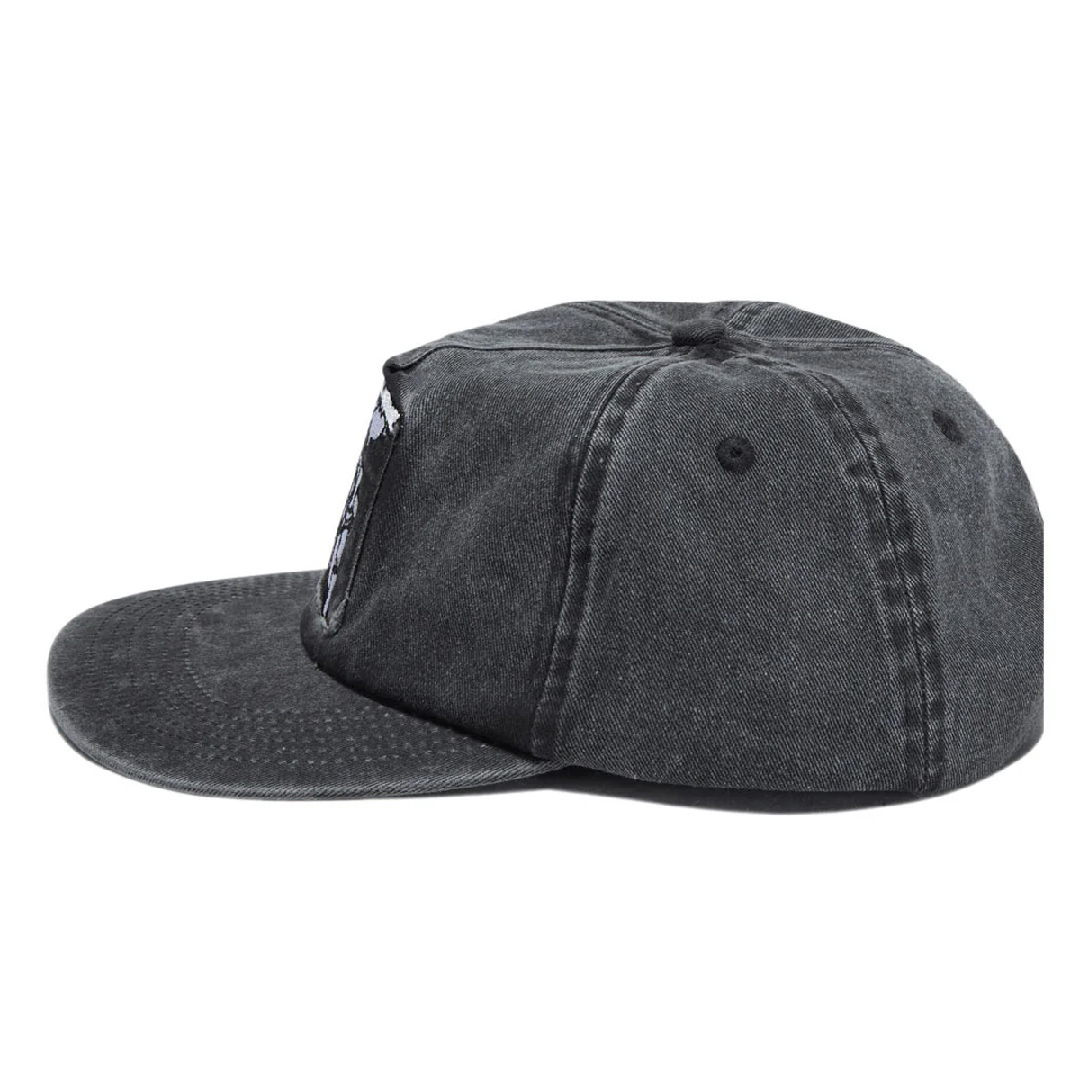 Fucking Awesome FU Patch Snapback Cap Black Washed