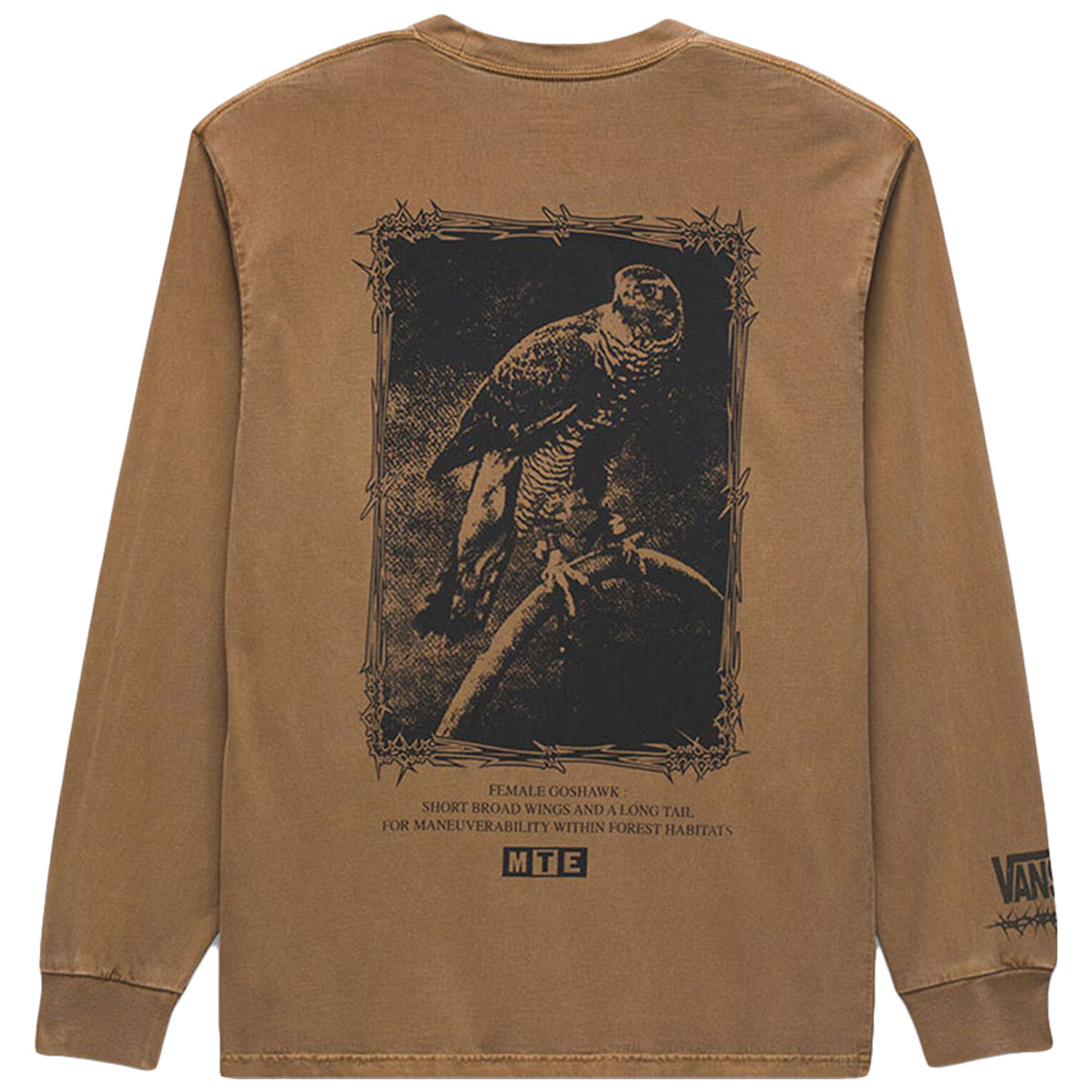Vans Mte Goshawk Longsleeve T-Shirt Sepia Vans Mte Goshawk Longsleeve T-Shirt Sepia