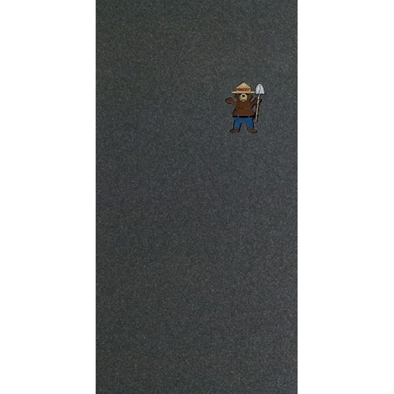 Grizzly Smokey OG Bear Griptape Sheet Black