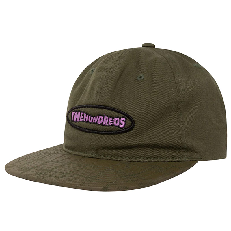 The Hundreds Croc Snapback Cap Forest