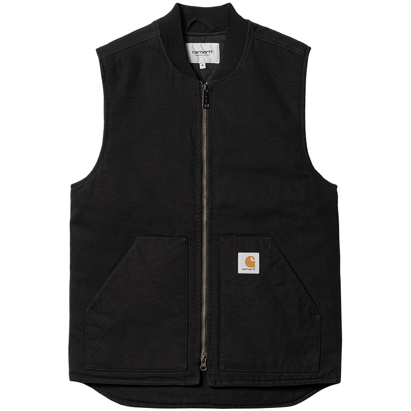 Carhartt WIP Classic Vest Black Heavy Stone Wash