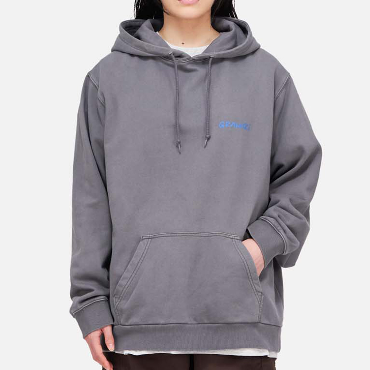 Gramicci Snail Hooded Sweater Charcoal Pigment Gramicci Snail Hooded Sweater Charcoal Pigment