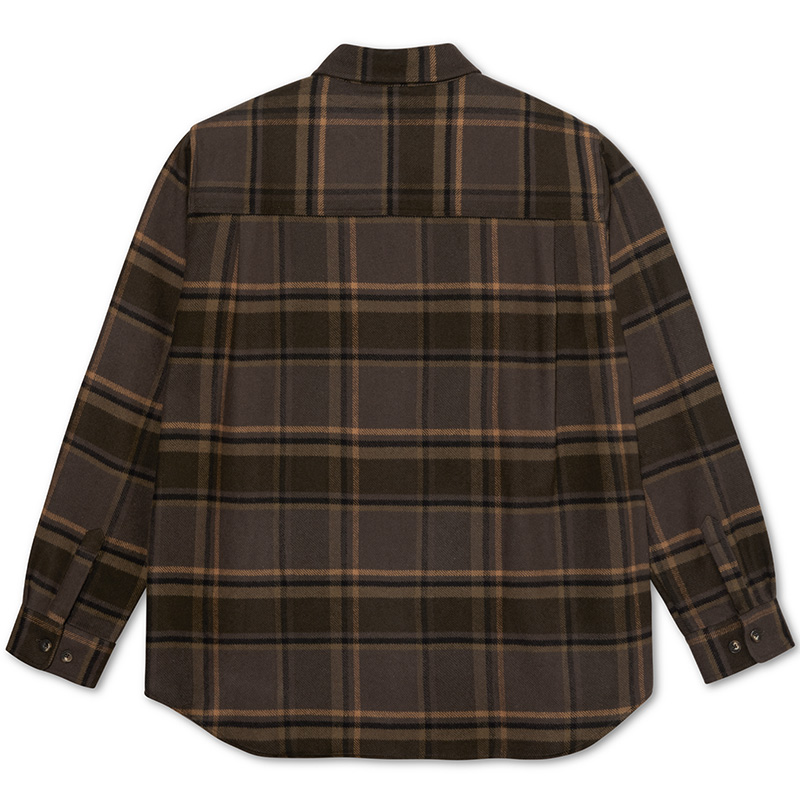 Polar Flannel Mike Longsleeve Shirt Brown / Mauve Polar Flannel Mike Longsleeve Shirt Brown / Mauve