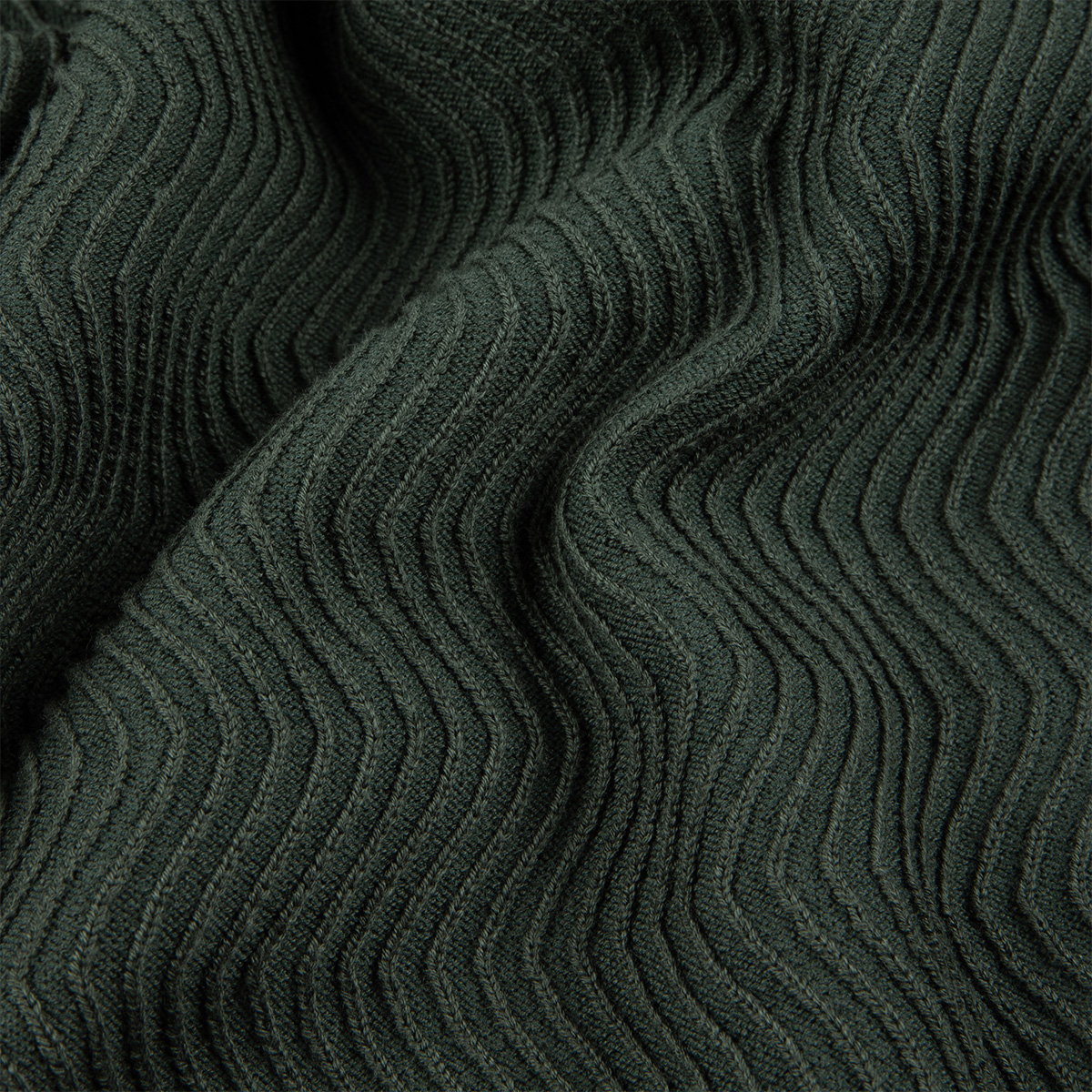 Dime Wave Cable Knit Sweater Forest Dime Wave Cable Knit Sweater Forest