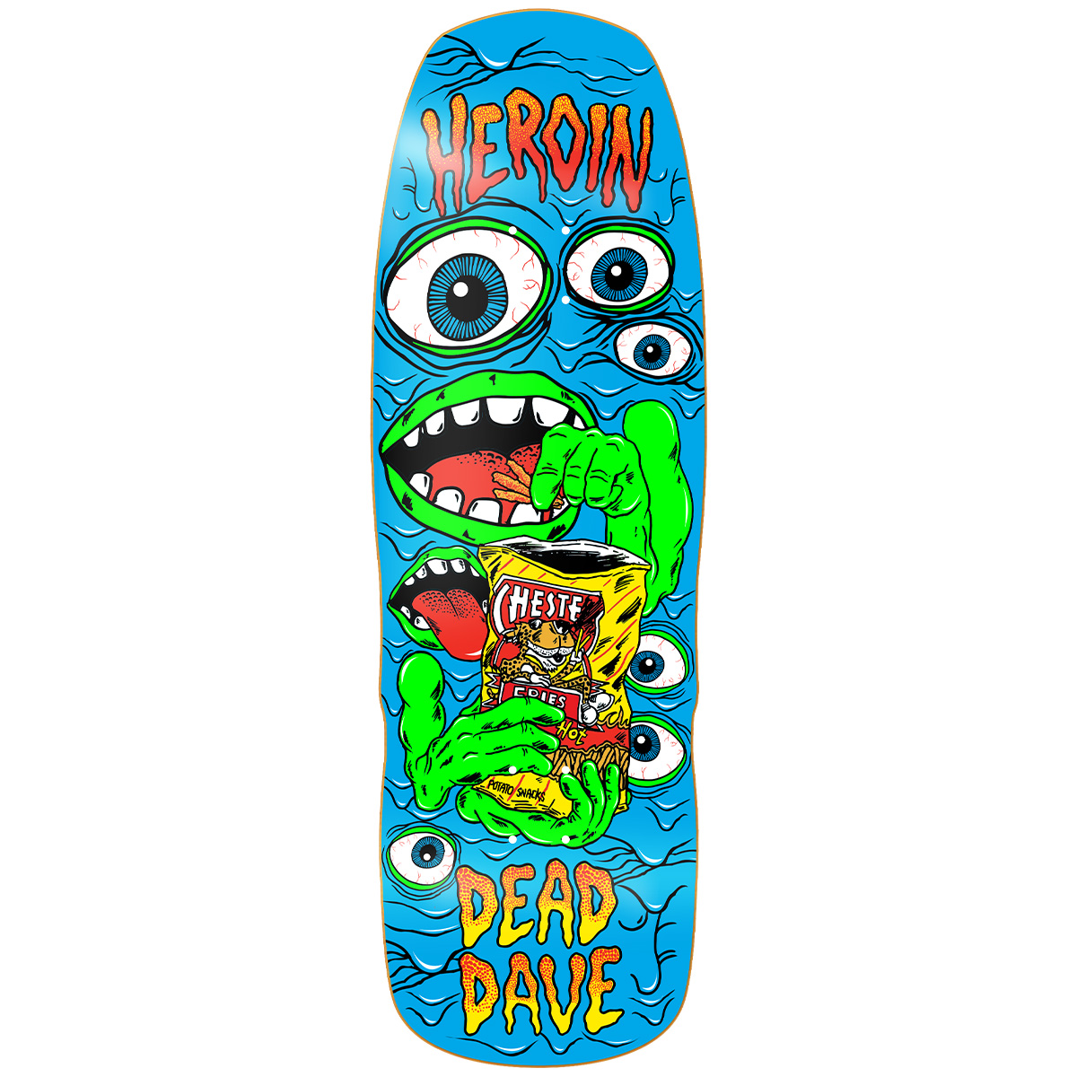 Heroin Dead Dave Mutate Or Die Skateboard Deck 10.4