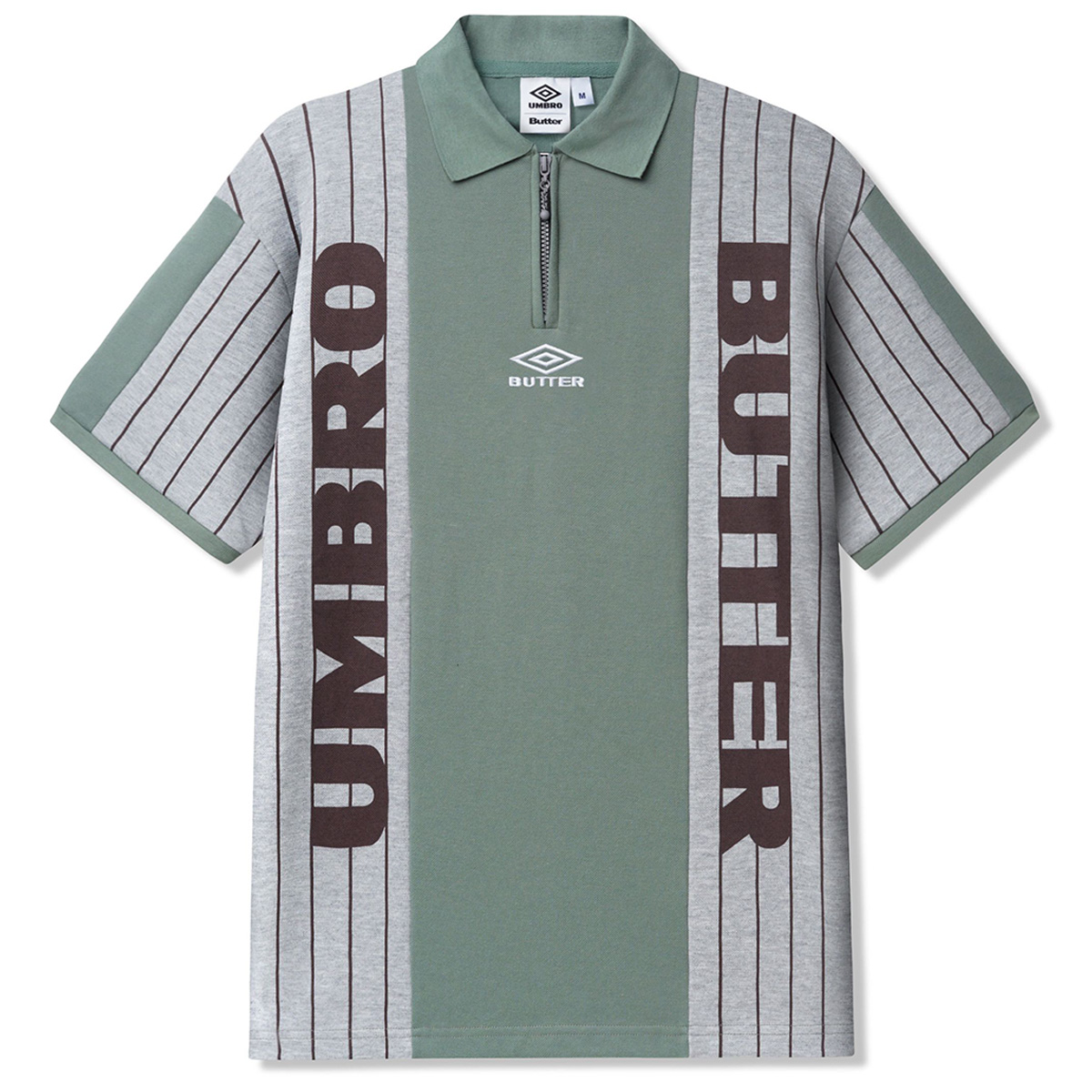 Butter Goods x Umbro Athletica Polo Shirt Sage