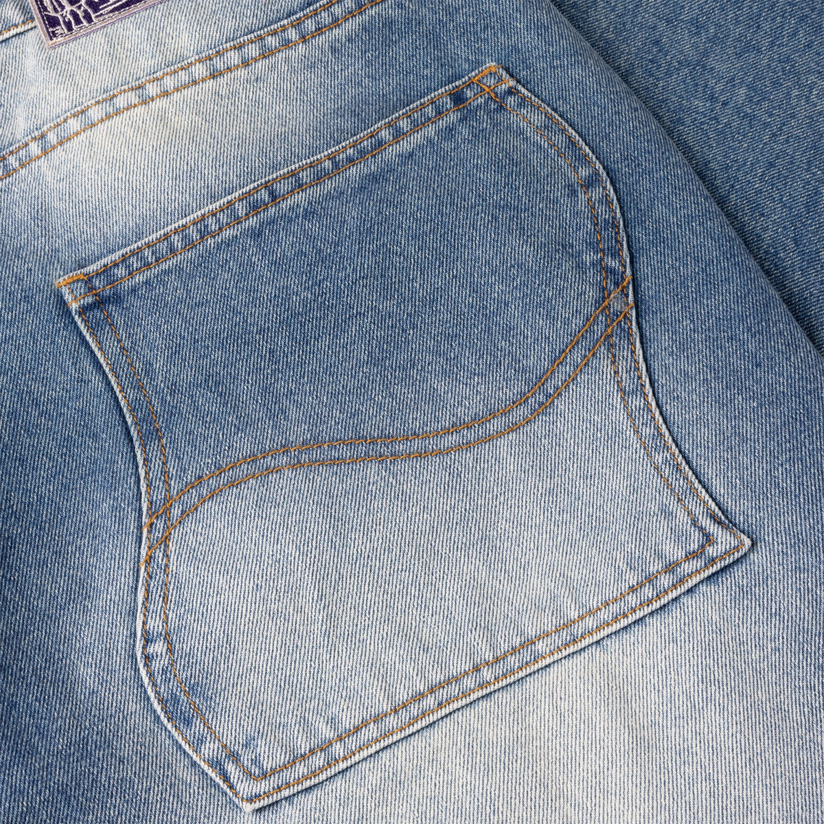 Dime Classic Baggy Denim Pants Sandblasted indigo Dime Classic Baggy Denim Pants Sandblasted indigo