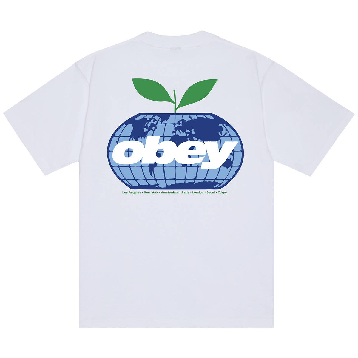 Obey Intercontinental T-Shirt White