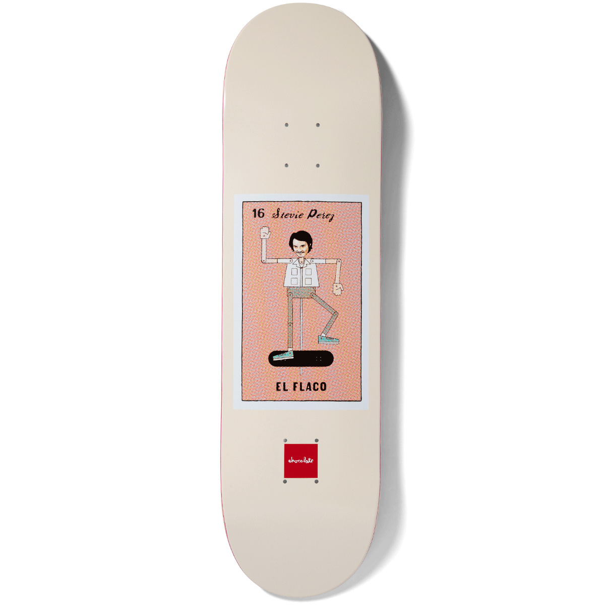Chocolate Perez Loteria Skateboard Deck 8.375 Chocolate Perez Loteria Skateboard Deck 8.375