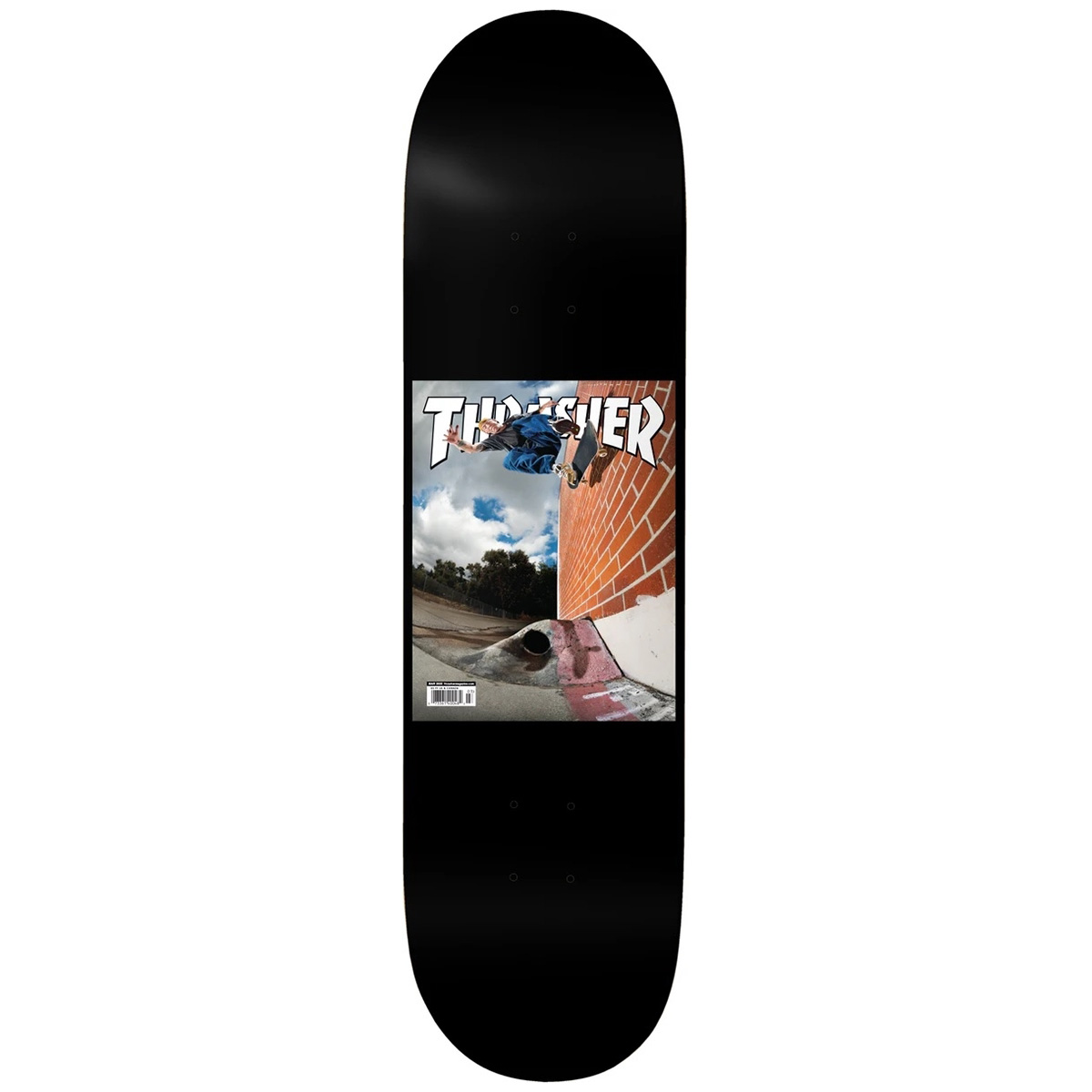 Baker Andrew Reynolds Thrasher Cover Skateboard Deck Black 8.25 Baker Andrew Reynolds Thrasher Cover Skateboard Deck Black 8.25