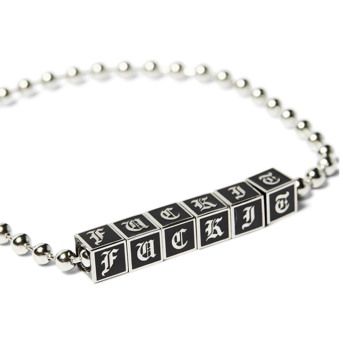 HUF Blocks Bracelet Silver