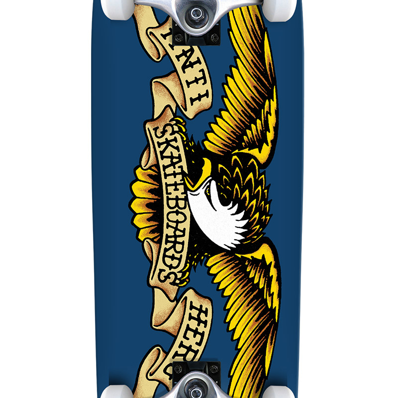 Anti Hero Shaped Classic Eagle Complete Skateboard Blue 9.3 Anti Hero Shaped Classic Eagle Complete Skateboard Blue 9.3