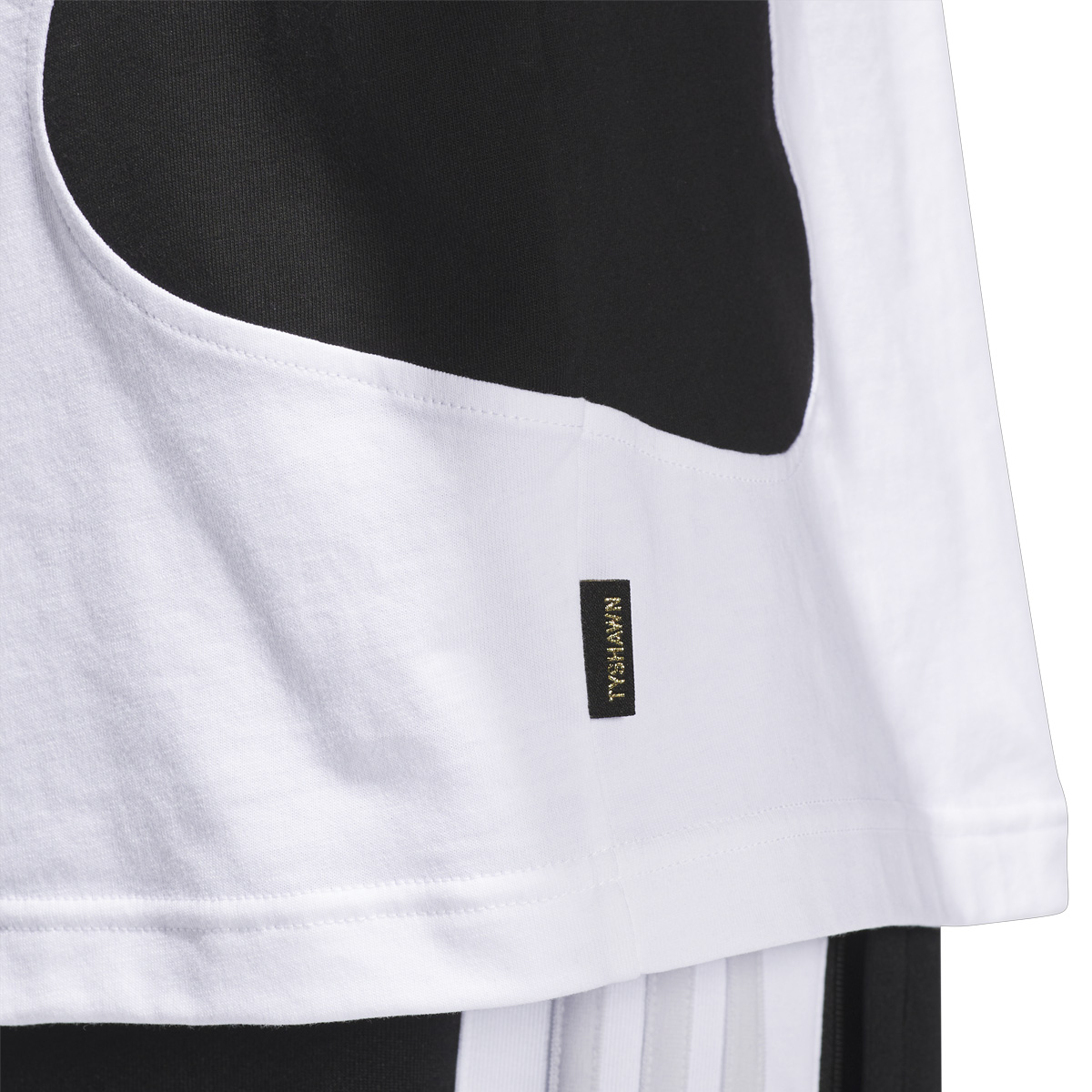 Adidas Tyshawn T-Shirt White/Black Adidas Tyshawn T-Shirt White/Black