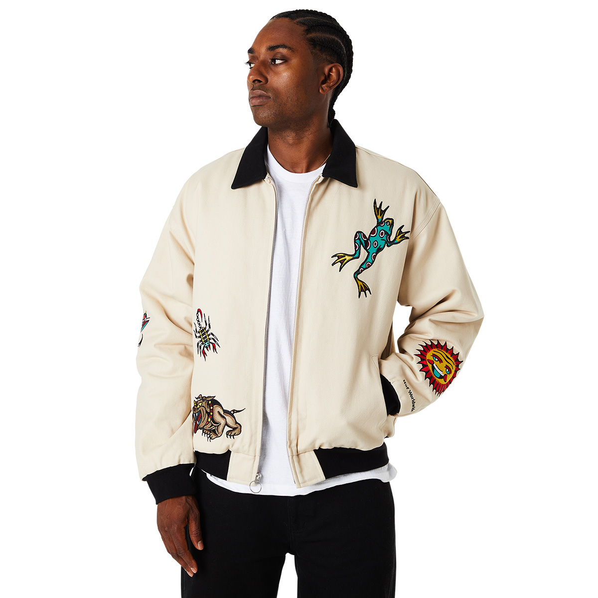 HUF Bledsoe Work Jacket Natural HUF Bledsoe Work Jacket Natural