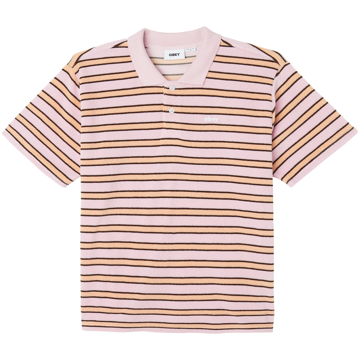 Obey Uni Terry Cloth Polo Pirouette