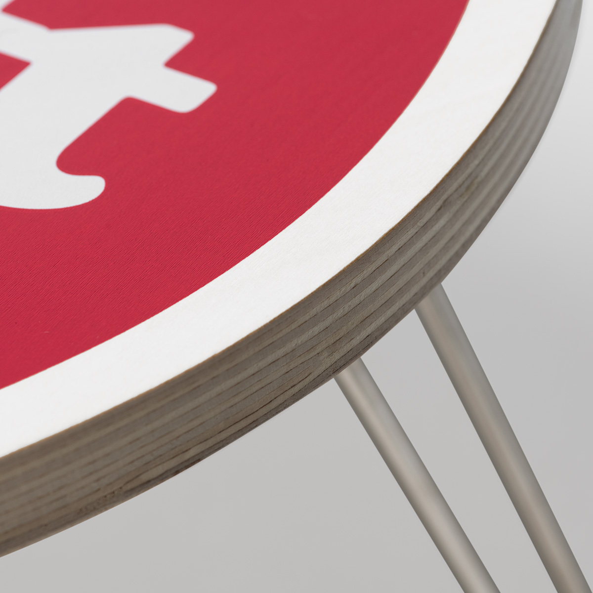 Carhartt WIP Heart Folding Table Scarlet/White