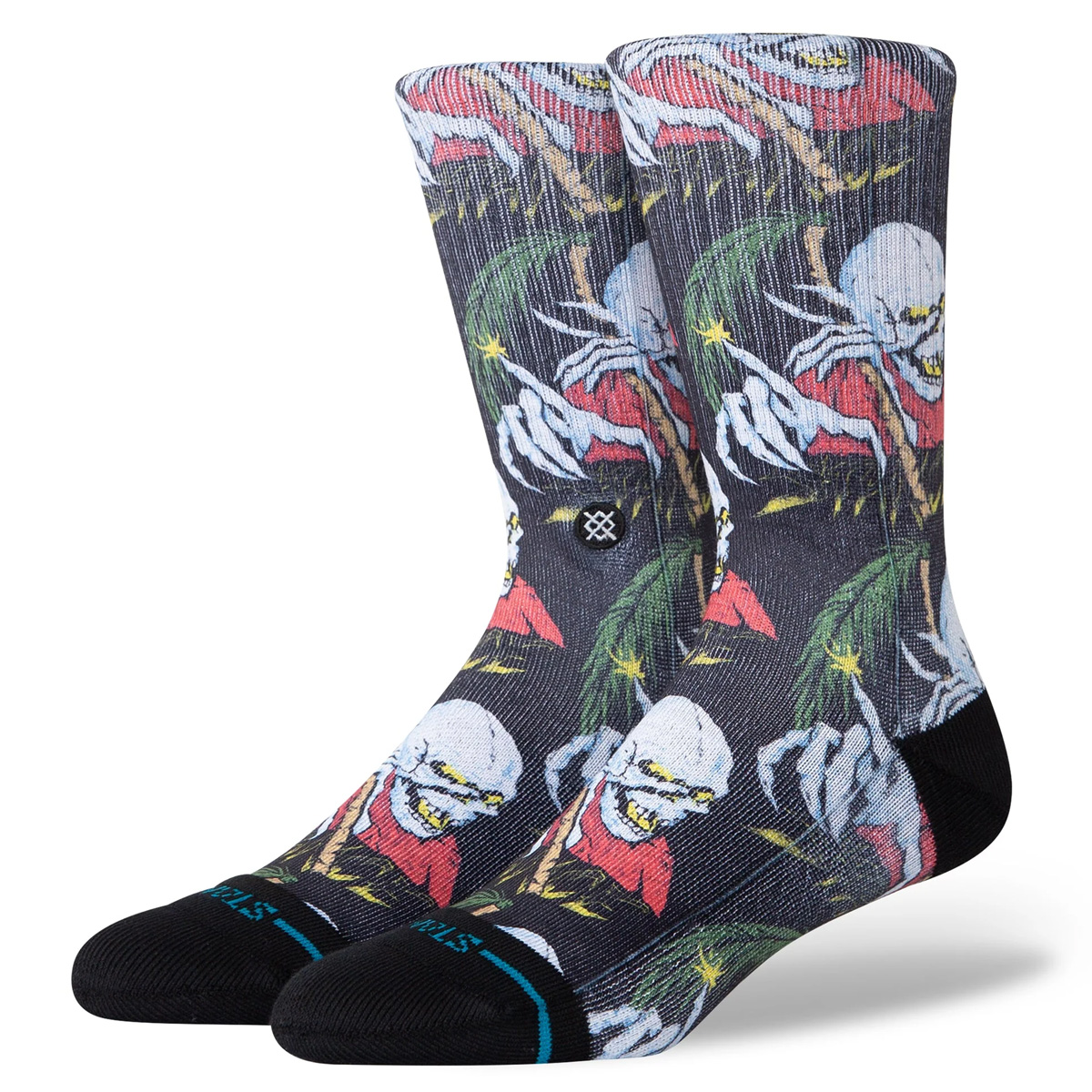 Stance Palm Slayer Crew Socks Black Stance Palm Slayer Crew Socks Black