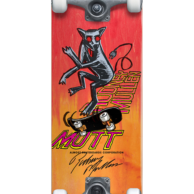 Almost Mini Mutt Yth Premium Complete Skateboard 7.375 Almost Mini Mutt Yth Premium Complete Skateboard 7.375