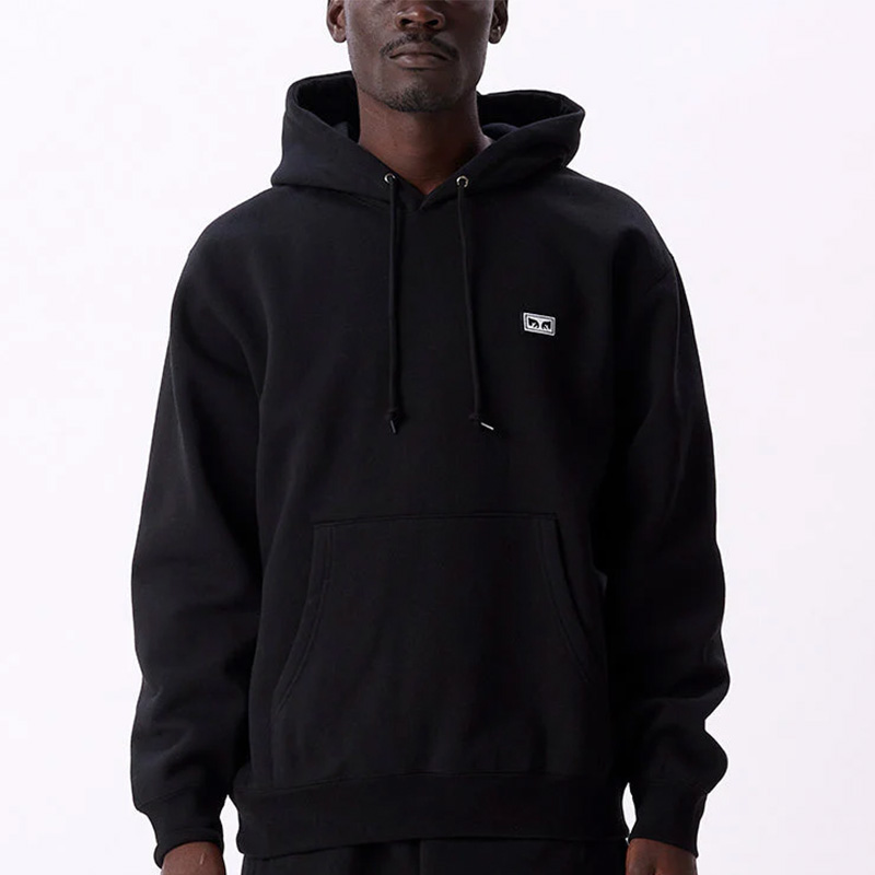 Obey Established Works Eyes Hoodie Black Obey Established Works Eyes Hoodie Black