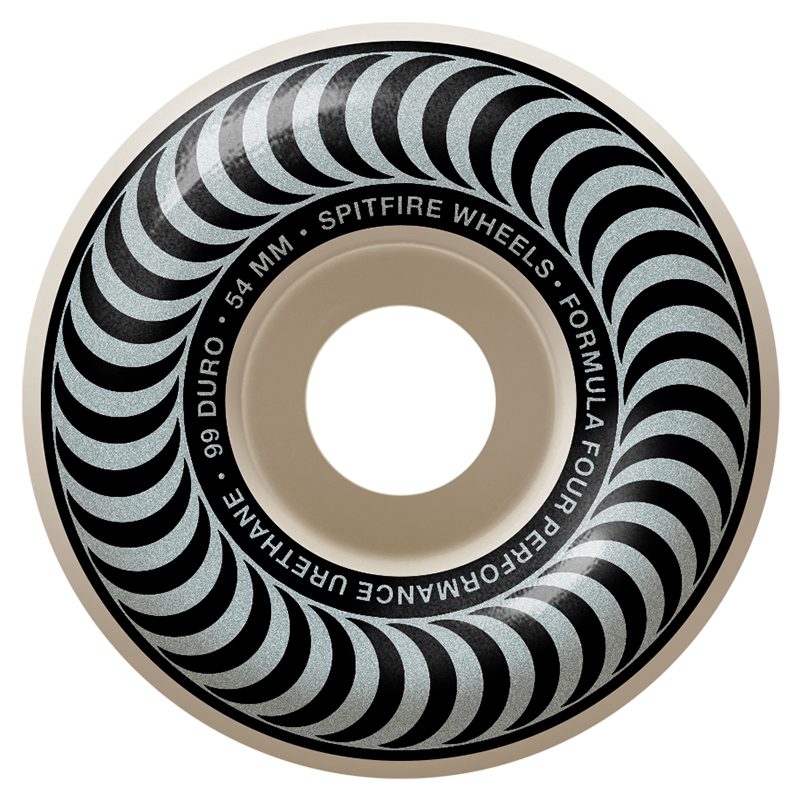 Spitfire Formula Four Classic Wheels Natural/Silver 99D 54mm Spitfire Formula Four Classic Wheels Natural/Silver 99D 54mm